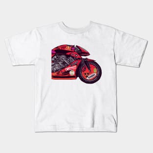 Akira Bike Transparent Kids T-Shirt